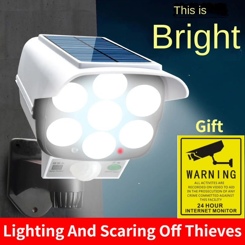 Outdoor Solar Light Motion Sen - đánh giá và giá Home Security Flood Lights